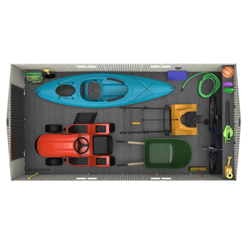 Lifetime 15 ft. x 8 ft. Resin Outdoor Garden Shed