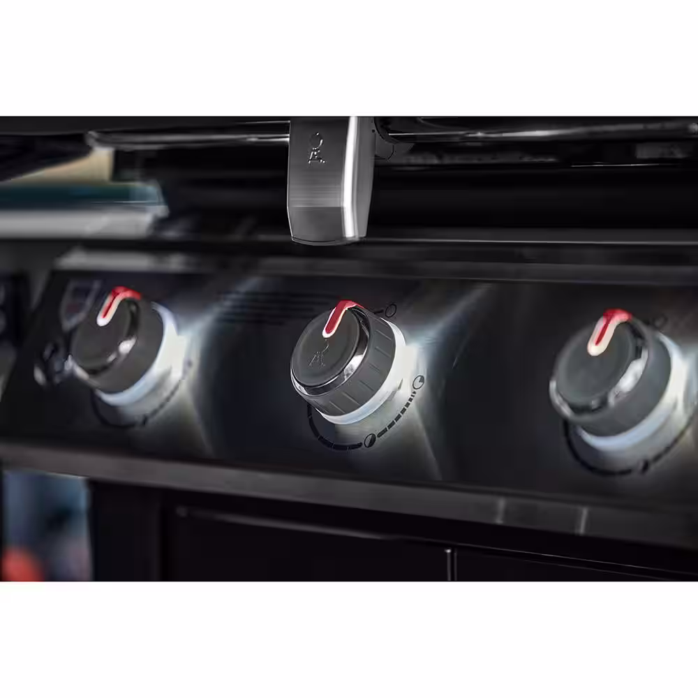 Weber Genesis II EX-315 3 Burner Natural Gas Smart Grill in Black