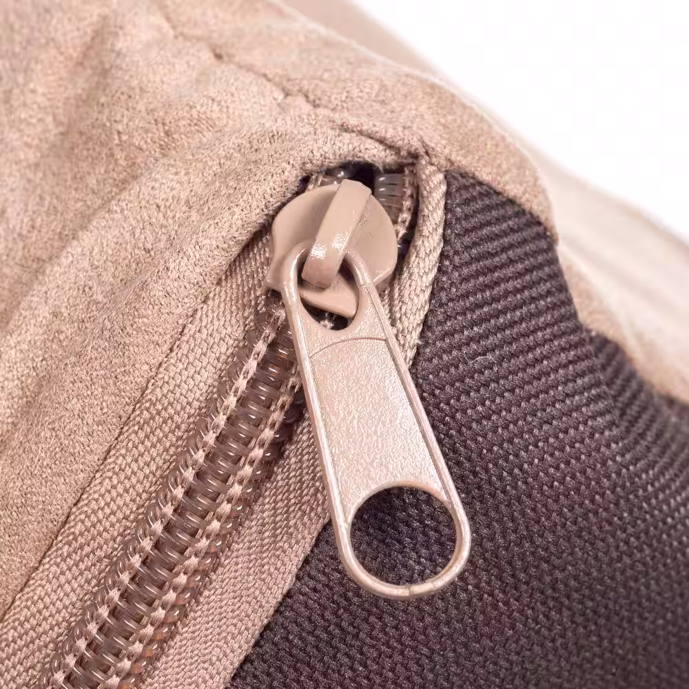 PAW Medium Tan Orthopedic Memory Foam Pet Bed with Bolster