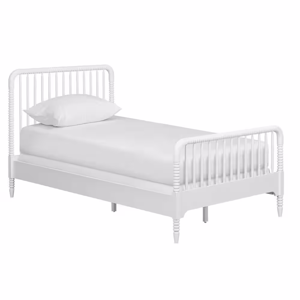 Little Seeds Rowan Valley Linden Kids White Composite Twin Size Bed