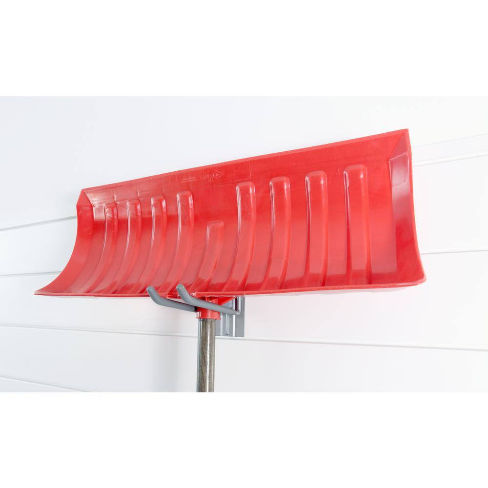 CROWNWALL Slatwall 55 lbs. 8 in. Locking Double Hook (3-Pack)