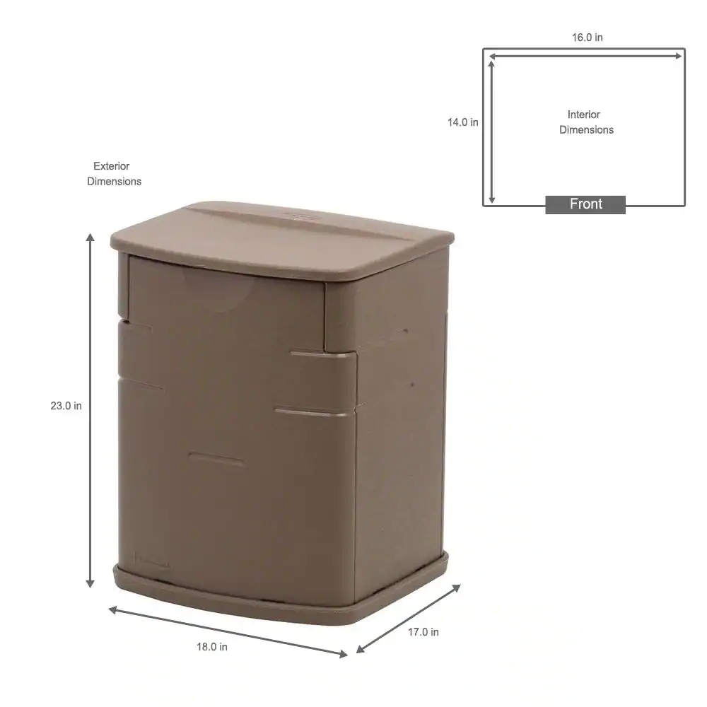 Rubbermaid 19 Gal. Resin Deck Box