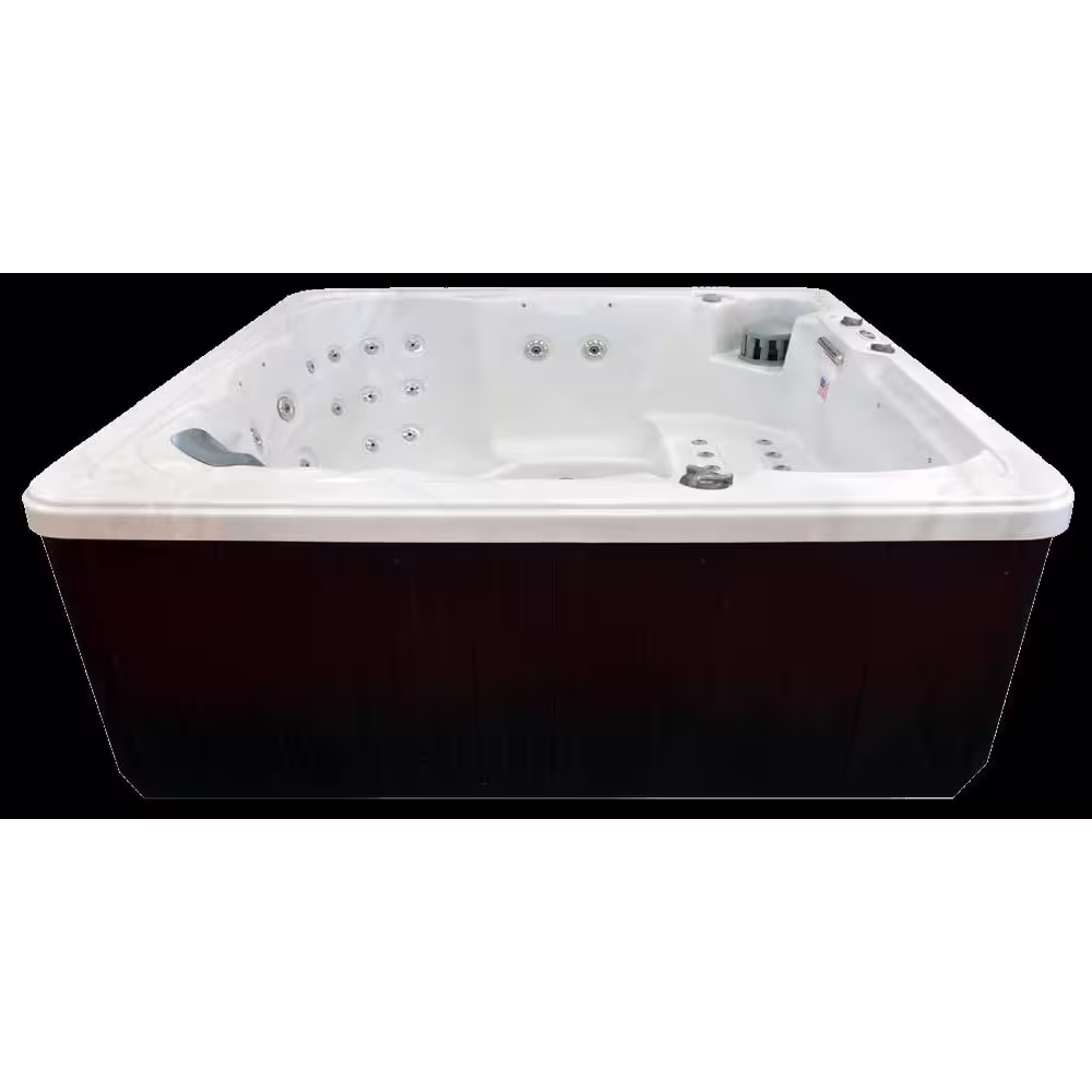 None 6 Person 34 Jet Spa with Stainless Jets and 110V GFCI Cord Included