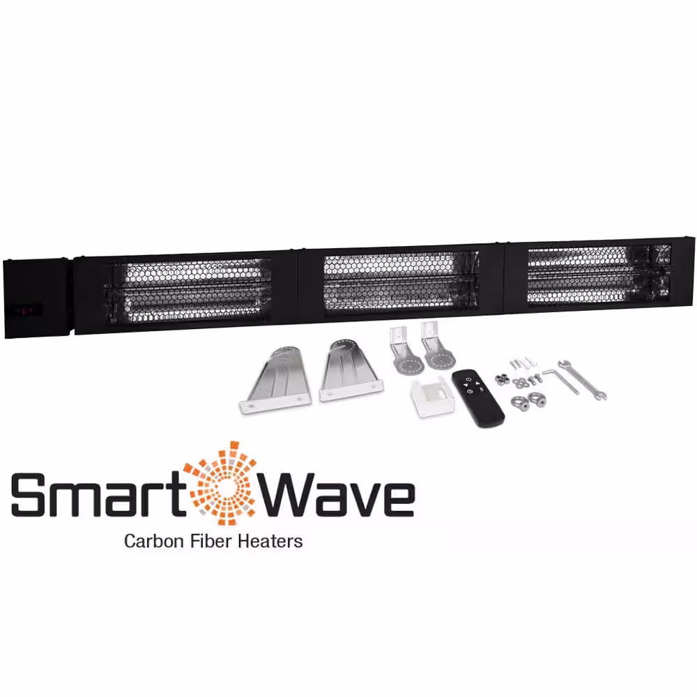 King Electric Electric RK Series 60 in. 240-Volt 4500-Watt Infrared Radiant Heater with Remote