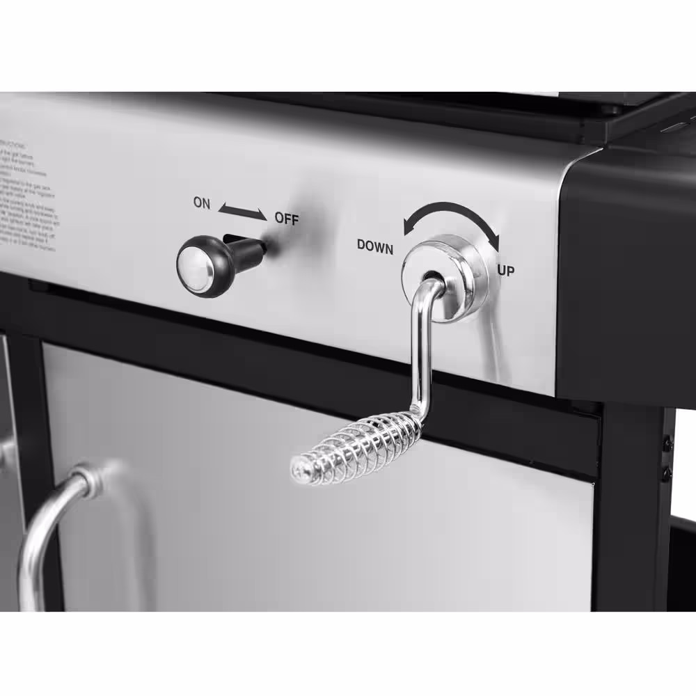 Royal Gourmet 3-Burner Propane Gas and Charcoal Combo Grill in Black with Grill Cover