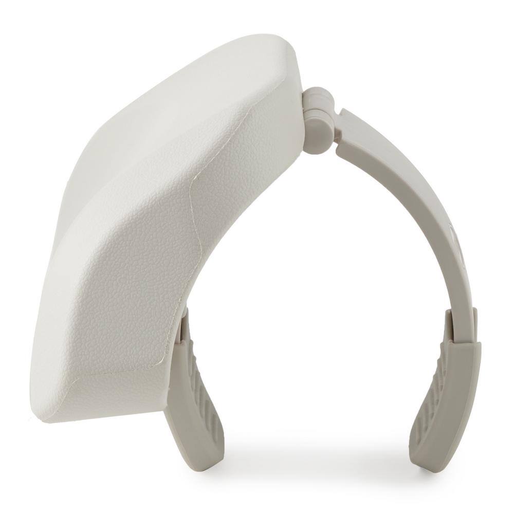 Intex PureSpa Plus Greywood Inflatable 4-Person Hot Tub Jet Spa with 4 Headrest Pillows