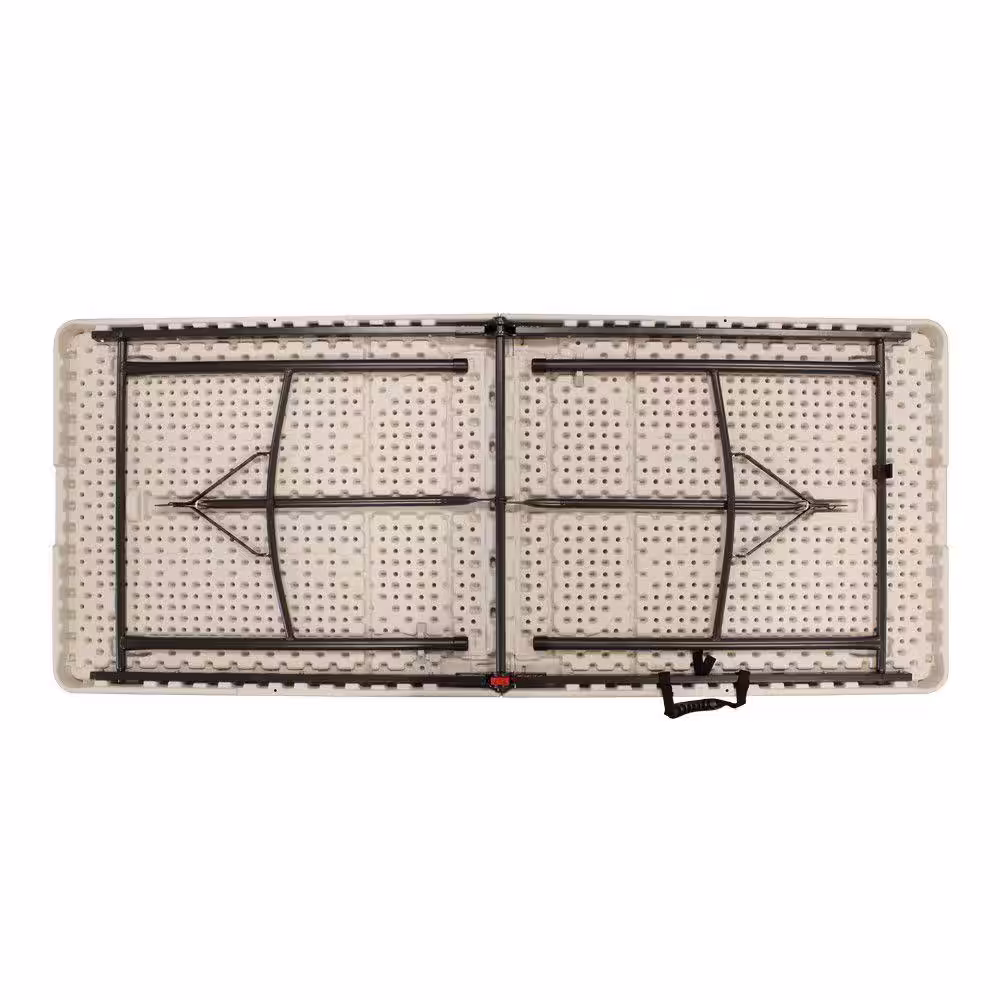 HDX 6 ft. Earth Tan Folding Resin Table