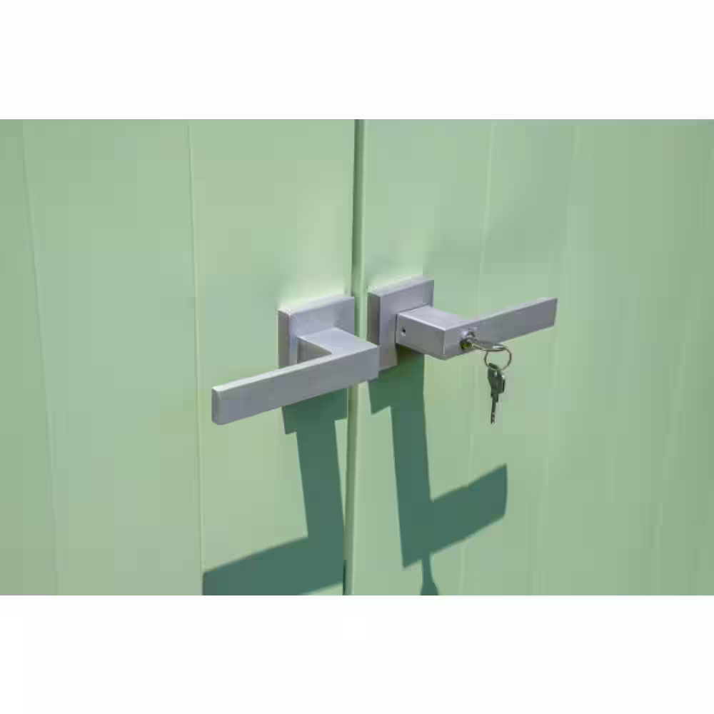 Arrow Select 8 ft. W x 6 ft. D Sage Green Metal Shed 27 sq. ft.