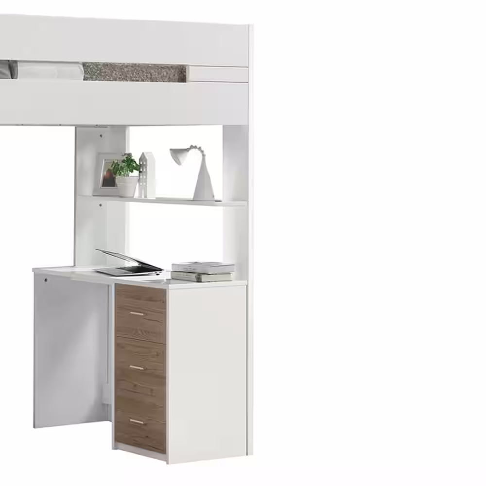 Acme Furniture Nerice White Twin Loft Bed