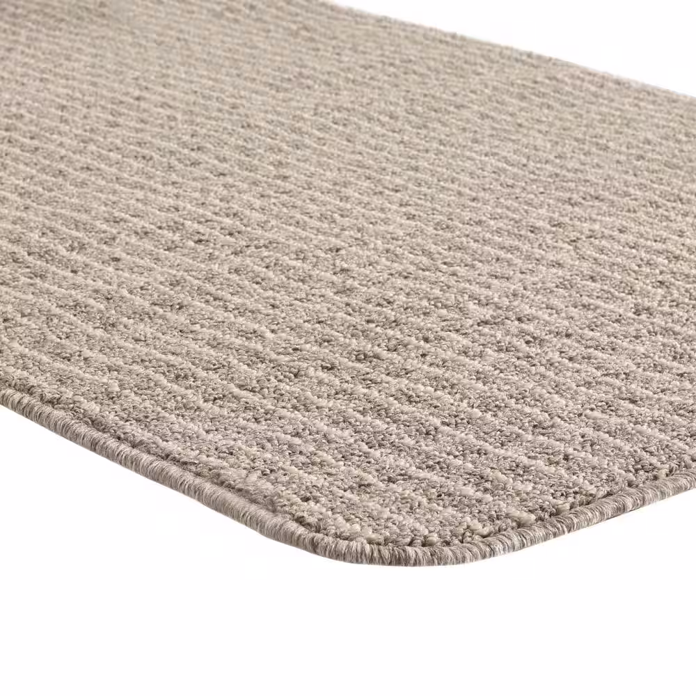 TrafficMaster Pindot Fog 2 ft. x 5 ft. Dots Polypropylene Accent Rug