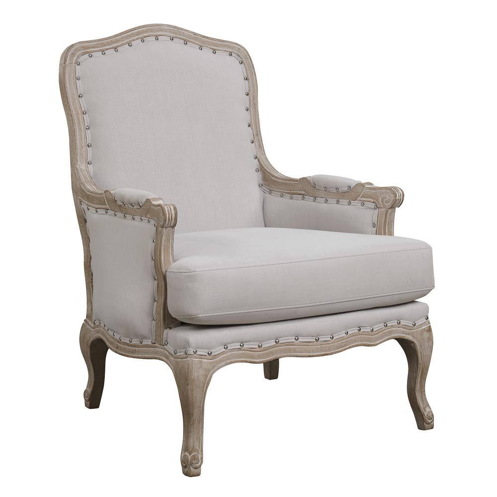 None Regal Taupe Accent Chair