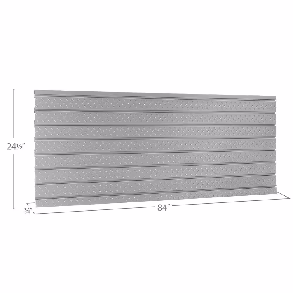 NewAge Products Pro 3.0 and Perf Plus 2.0 84 in. DP Slatwall Backsplash