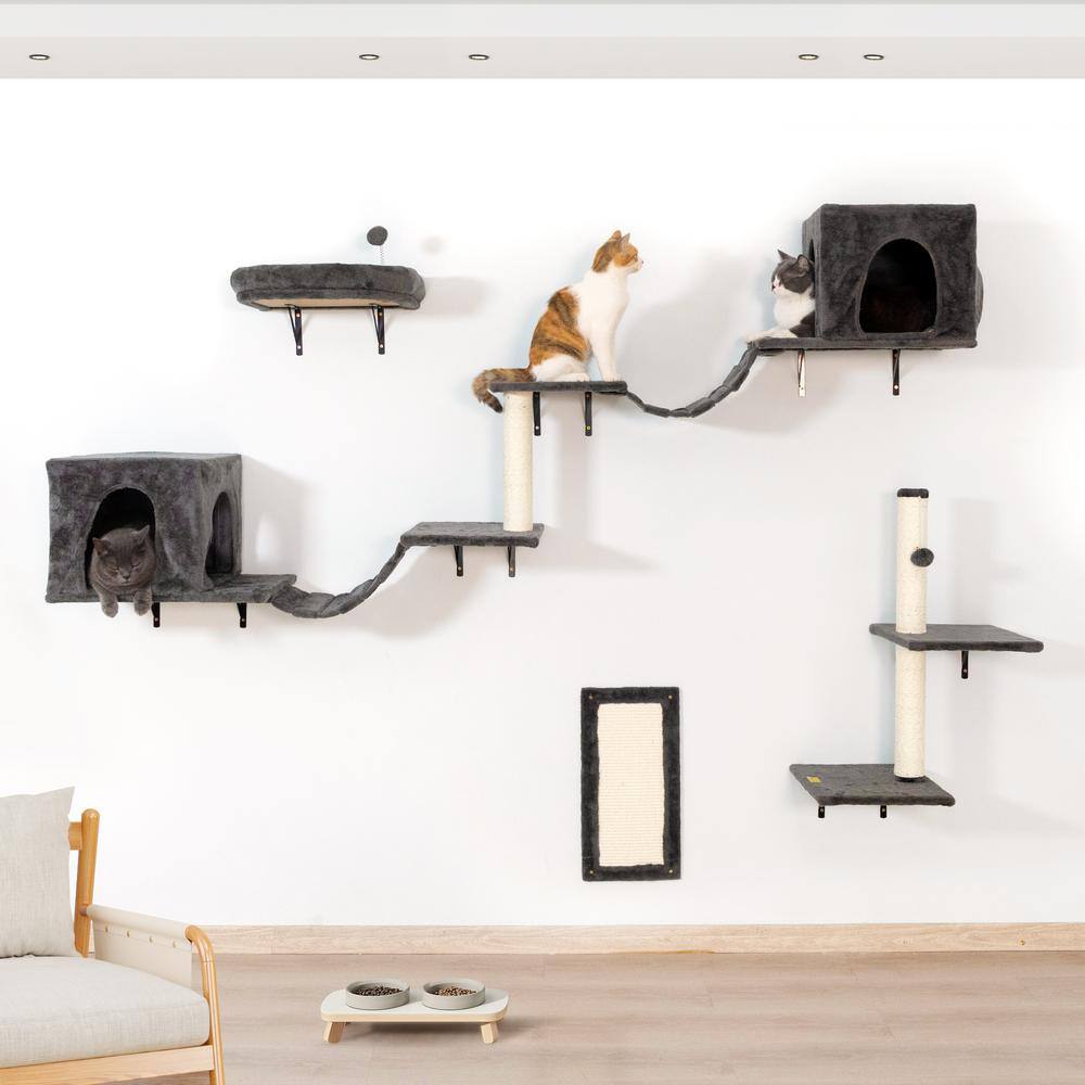 COZIWOW Wall Mounted Cat Tree Shelves