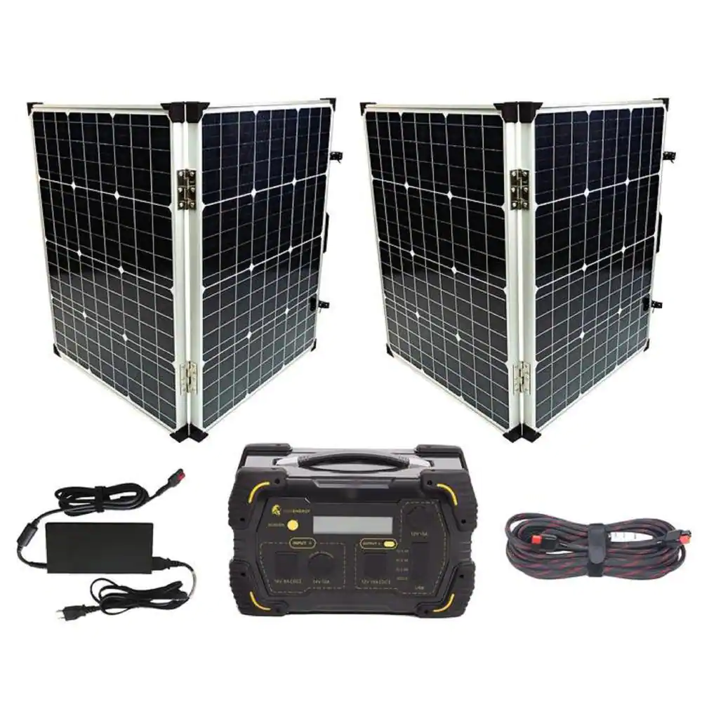 Hud-1 EZ Buildings 16 ft. W x 16 ft. D Cabin Kit with Solar Package D.I.Y Log