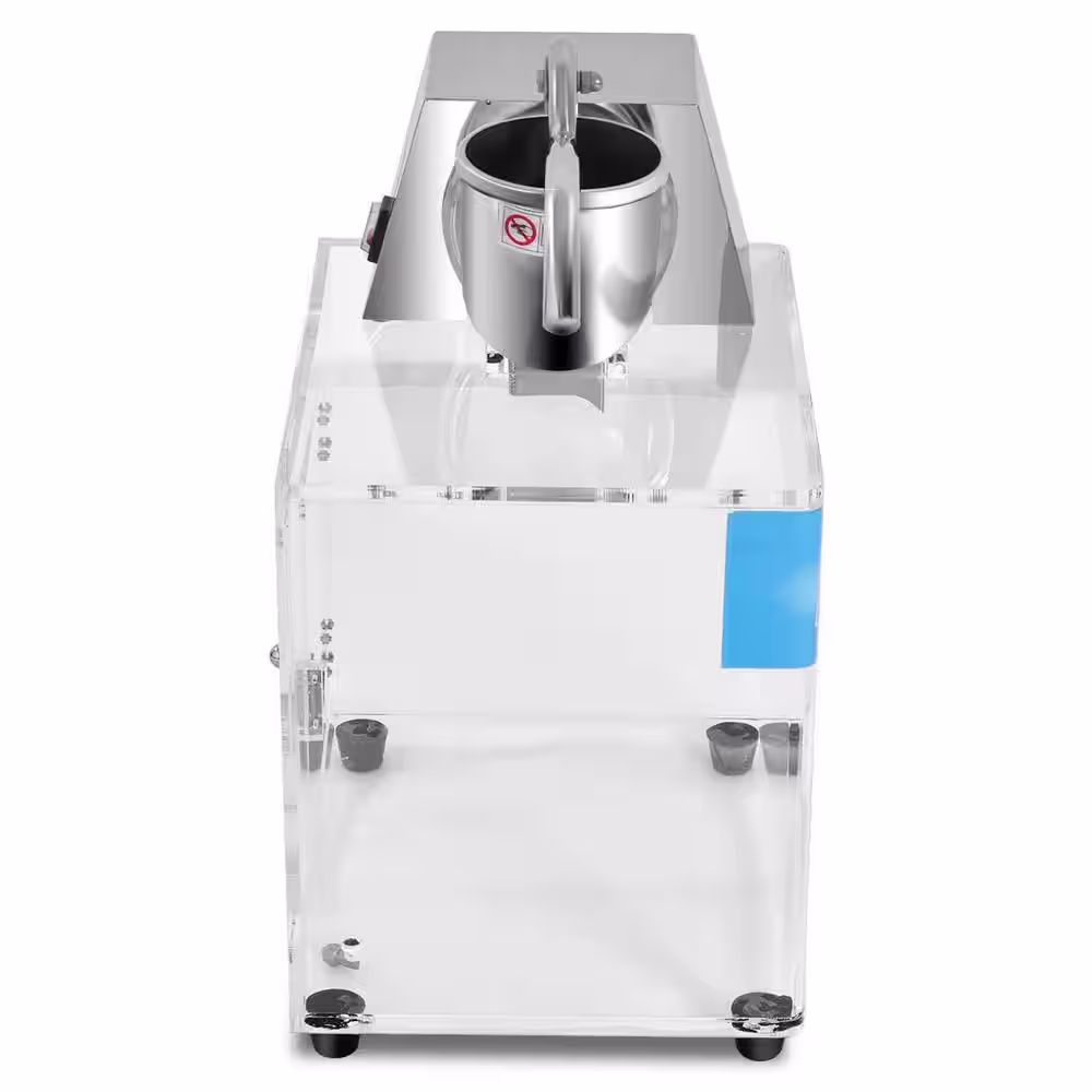 Costway 0 oz. Electric White Snow Cone Machine Ice Shaver Maker Shaving Crusher Dual Blades