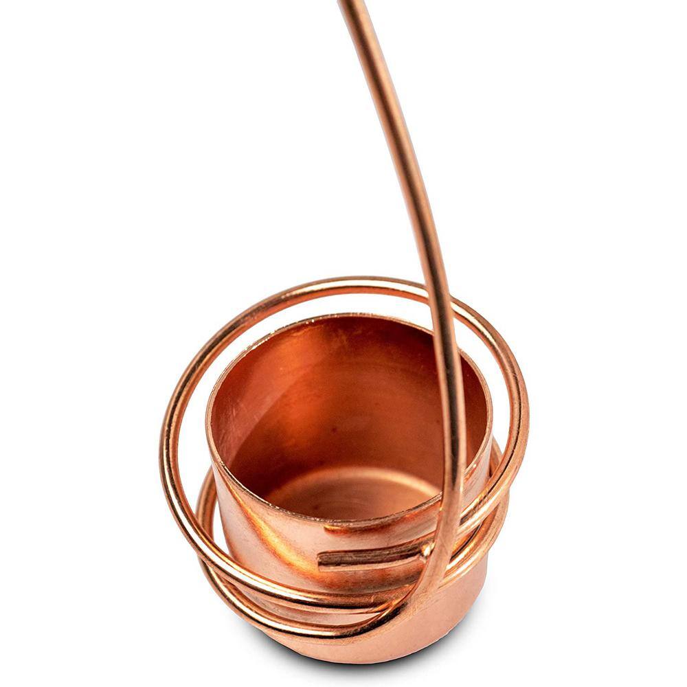 Monarch Abode Monarch Pure Copper Handcrafted Single Hummingbird Feeder