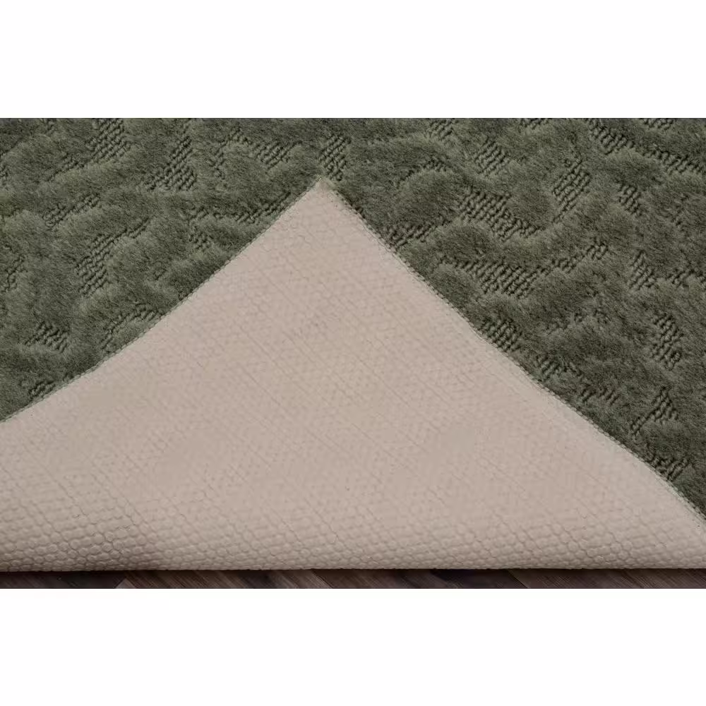Garland Rug Ivy Sage 2 ft. x 8 ft. Runner Rug