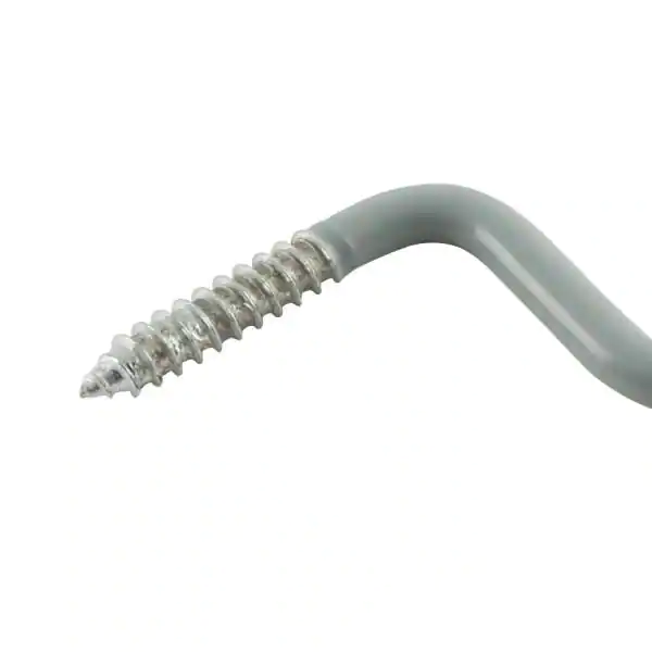 Everbilt 5/16 in. x 7-3/4 in. Vinyl Coated Steel Screw-In Ladder Hook 20 lbs