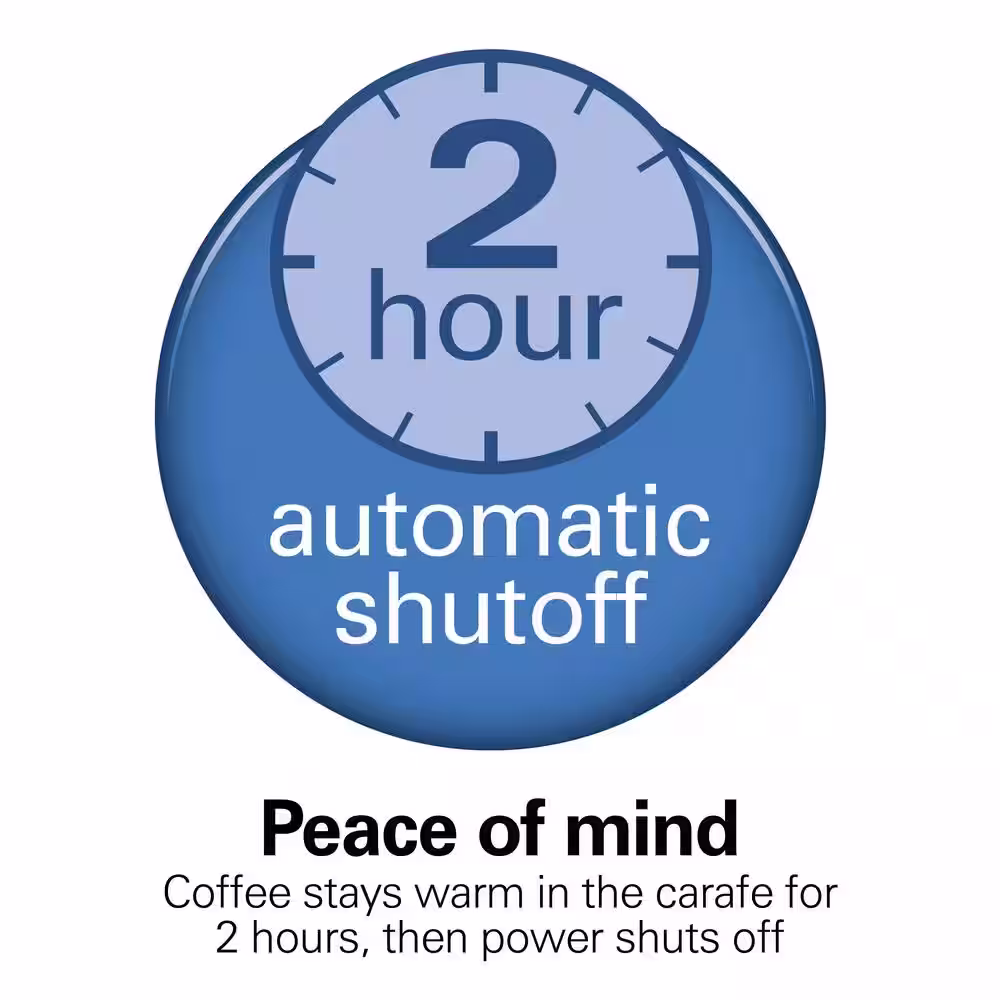 Hamilton Beach 12-Cup Black and Stainless Steel Programmable Drip Coffee Maker