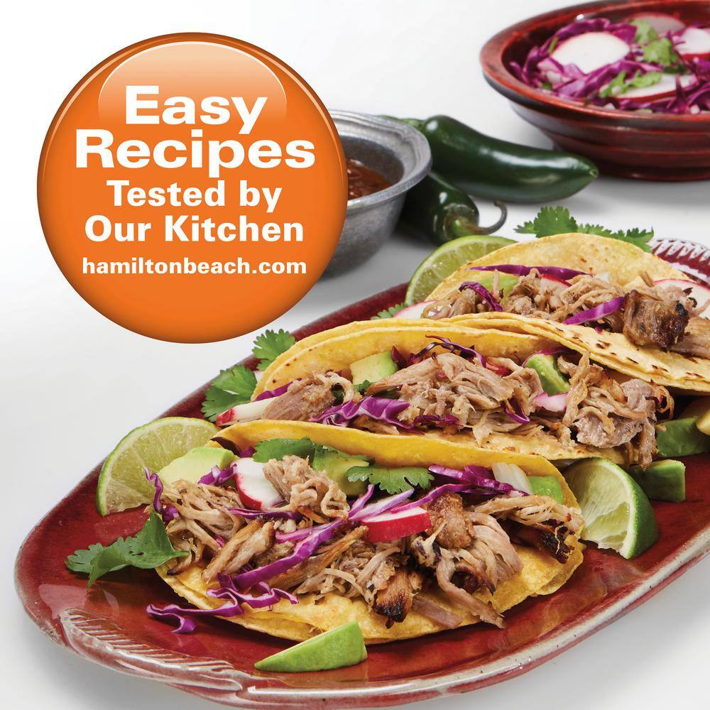 Hamilton Beach Digital 4.5 Qt. Stainless Steel Electric Multi-Cooker 14 Pre-Programmed Settings