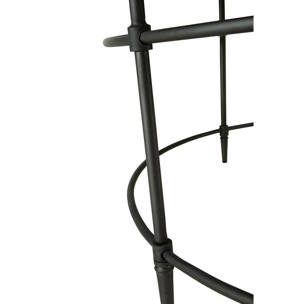 Sandberg Furniture Stanton 38 in. Mango Round Solid Wood Coffee Table with Metal Legs