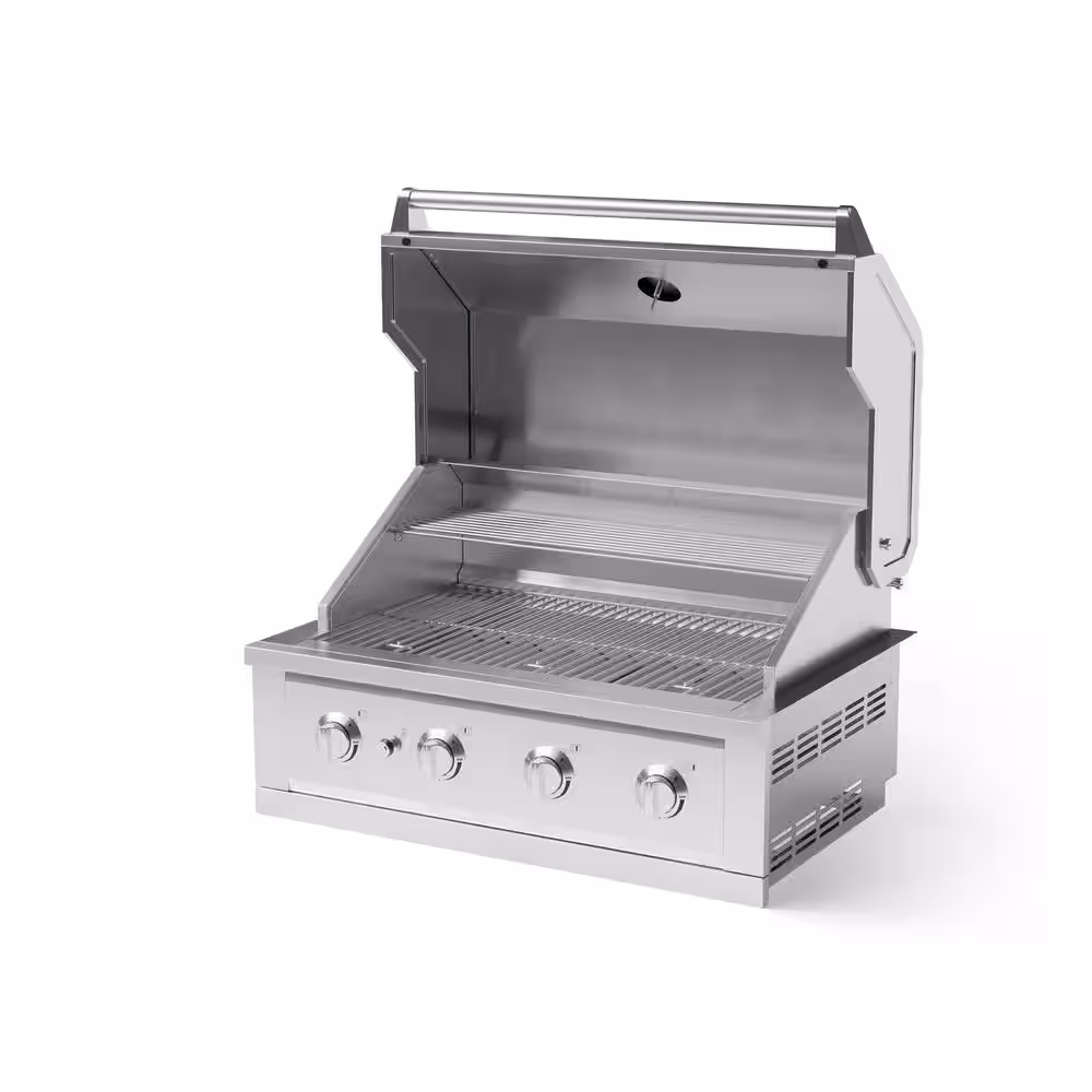 NewAge Products Performance 4-Burner 40 in. Propane Gas Grill in Stainless Steel