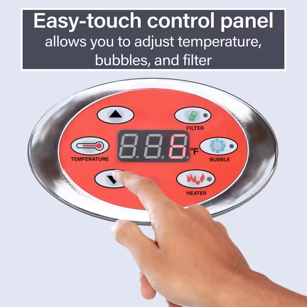 ALEKO 4-Person 130-Jet Inflatable Hot Tub