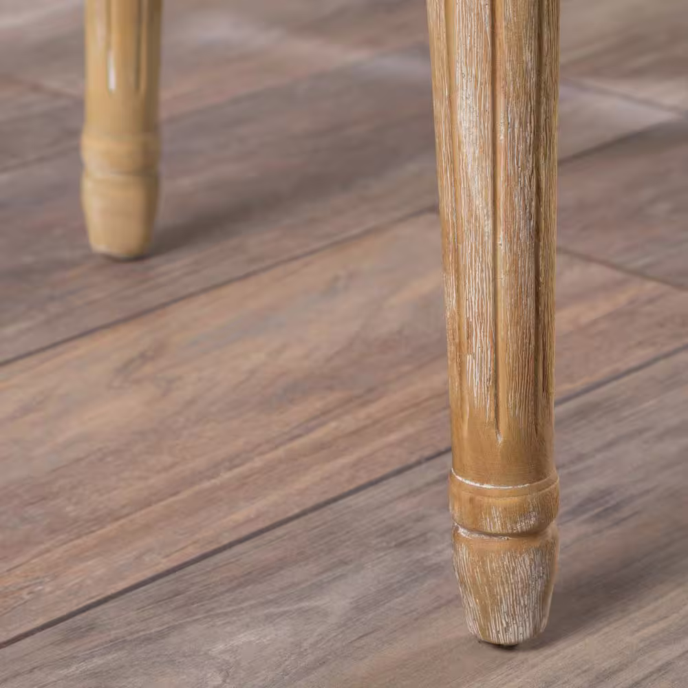 Noble House Phinnaeus Beige Fabric Dining Chairs (Set of 2)