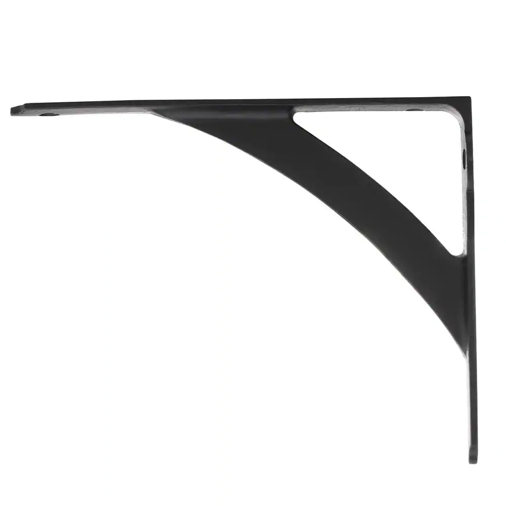 Everbilt 10 in. x 8 in. Vintage Black Medium Duty Shelf Bracket