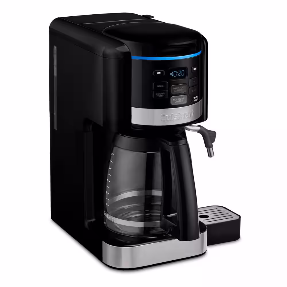 Cuisinart Coffee Plus 12- Cup Black Drip Coffee Maker and Hot Water System