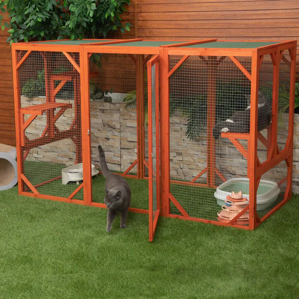 COZIWOW Outdoor, Cat Enclosure Playpen Catio