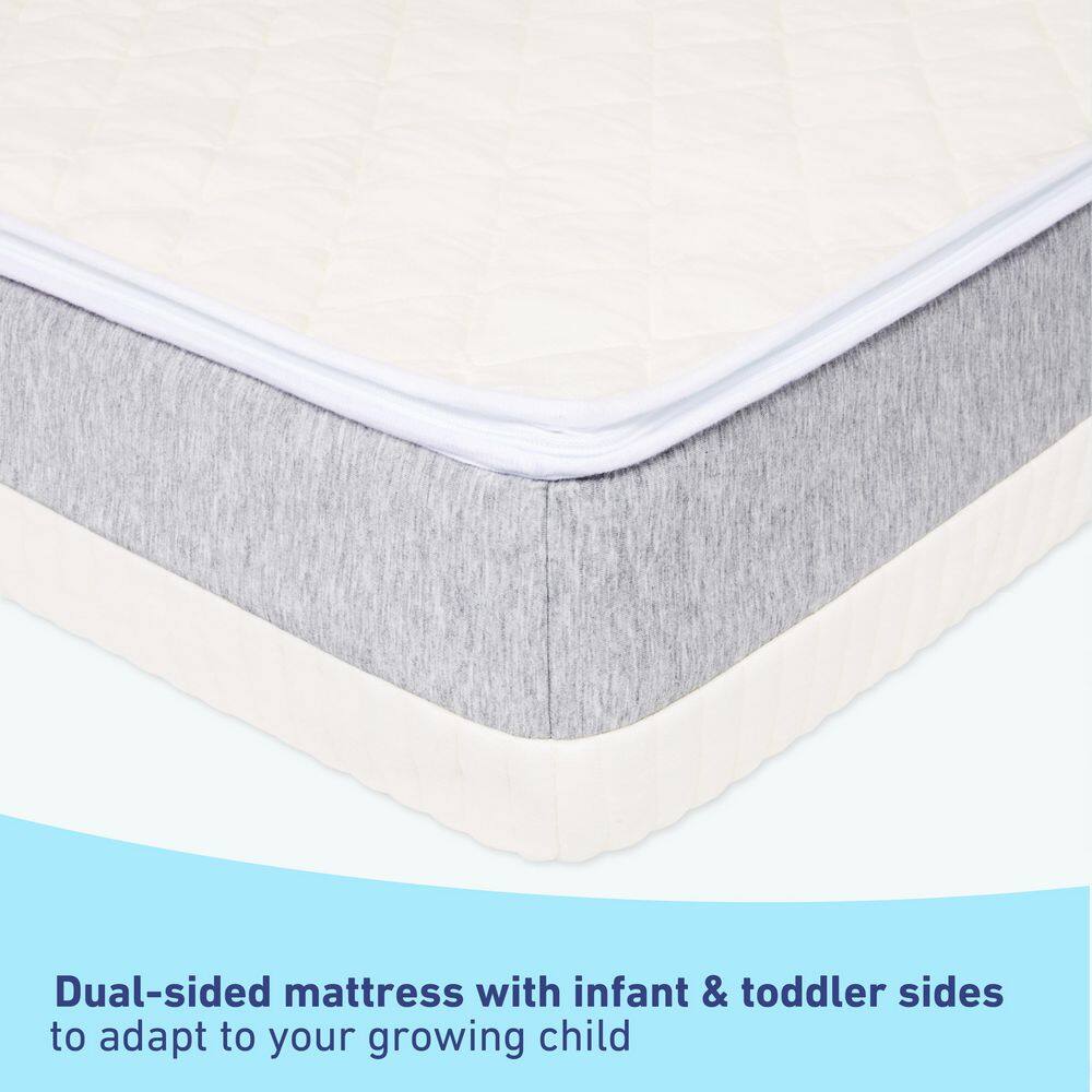 Graco Ultra-Premium White 2-in-1 Crib Mattress