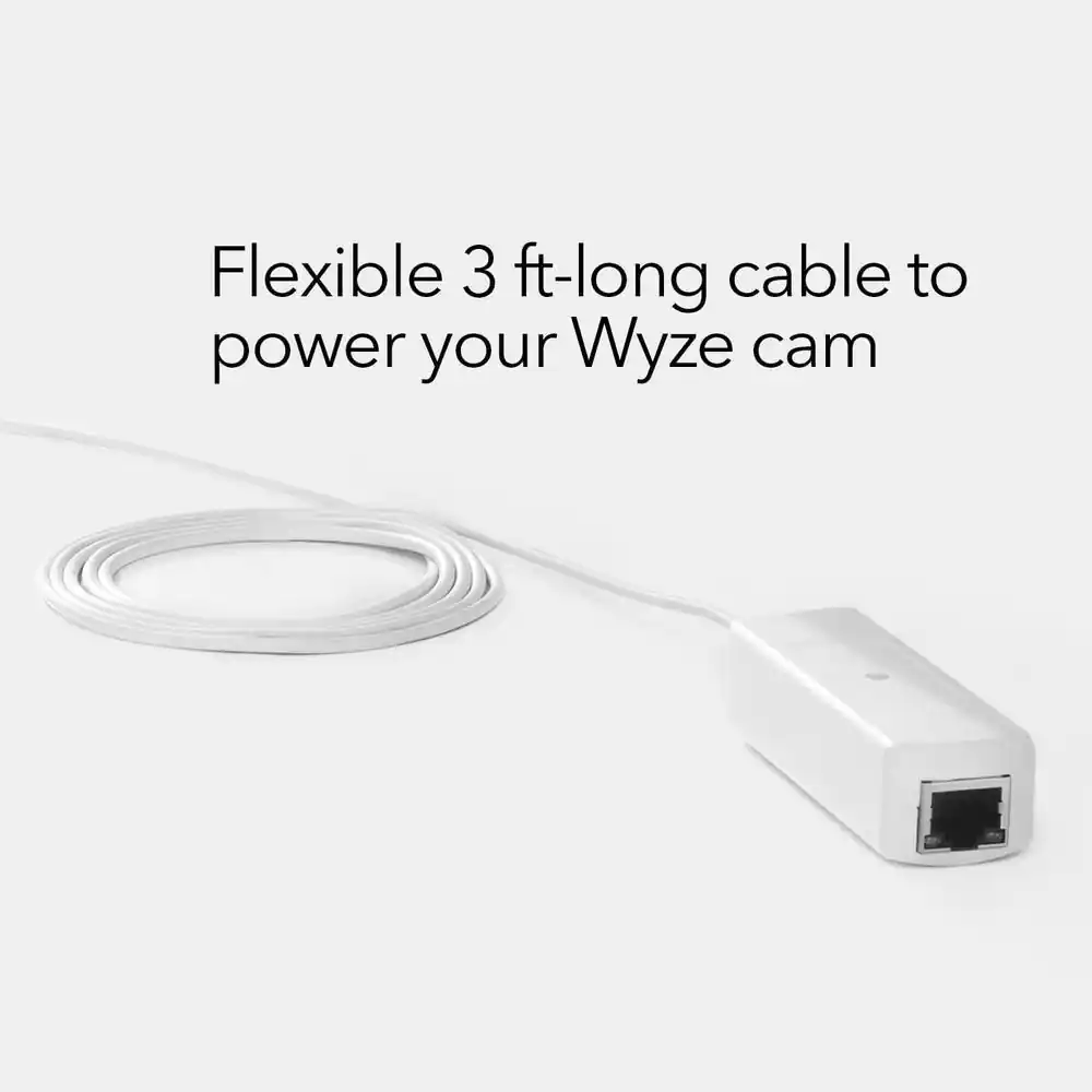 Wasserstein PoE Adapter for Wyze Cam V3/Outdoor - Continuously Power Your Security Cam with USB Ethernet Adapter