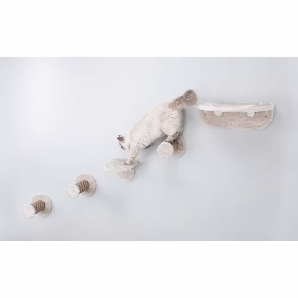 TRIXIE Brown Wall Mount Cat Playground