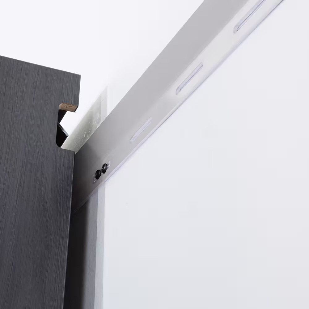 Klair Living Nova Series Wood Wall Mounted Garage Cabinet in Metallic Gray (32 in W x 16 in. H x 16 in D)