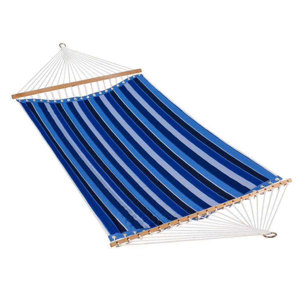 Algoma Sunbrella 13 ft. Reversible Quilted Hammock Bed Hammock in Cobalt Blue
