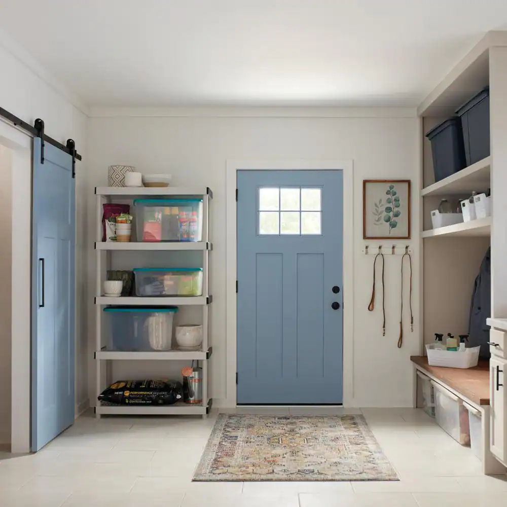 HDX 6-Tier Commercial Grade Heavy Duty Steel Wire Shelving Unit in Chrome (48 in. W x 72 in. H x 18 in. D)