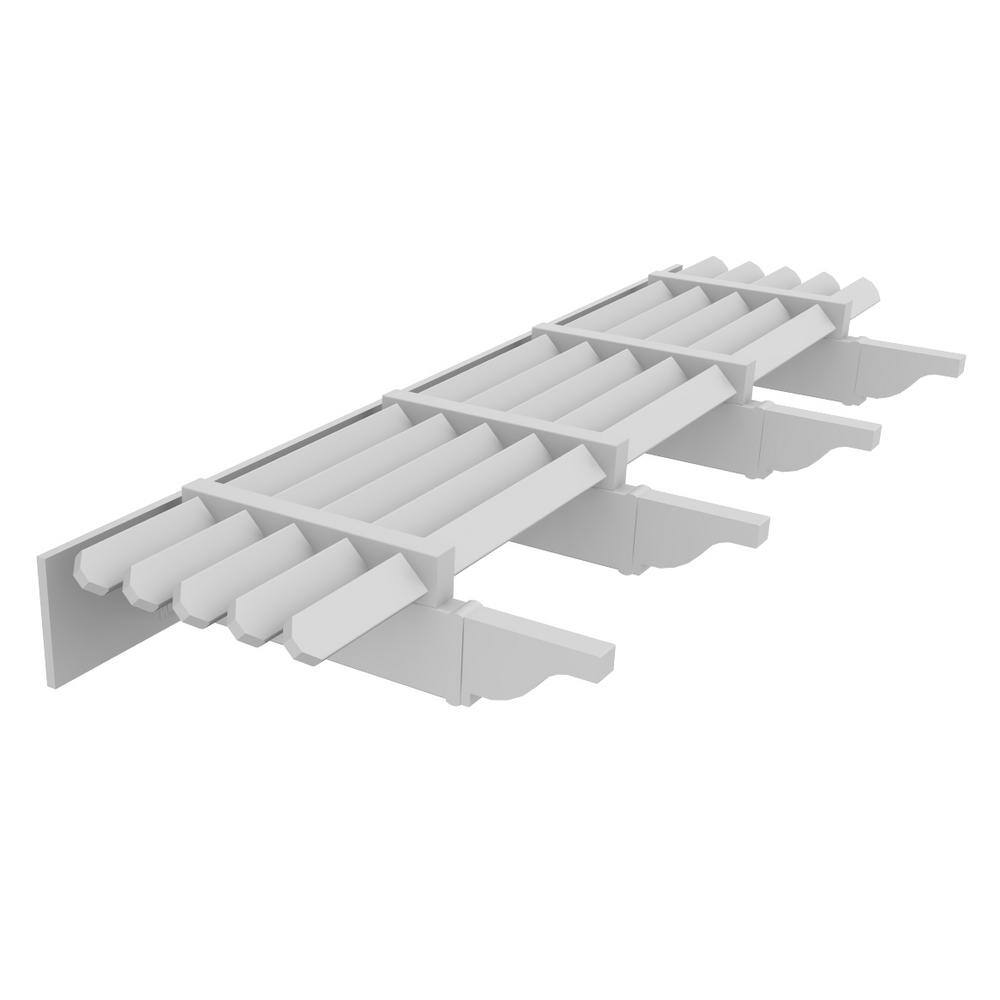 ModernPergolaKits Eyebrow 2 ft. x 12 ft. Attached Pergola