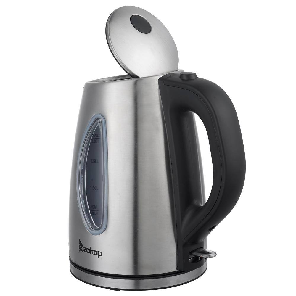 None 7.5-Cup Stainless Steel Electric Tea Kettle with Auto Shut-Off