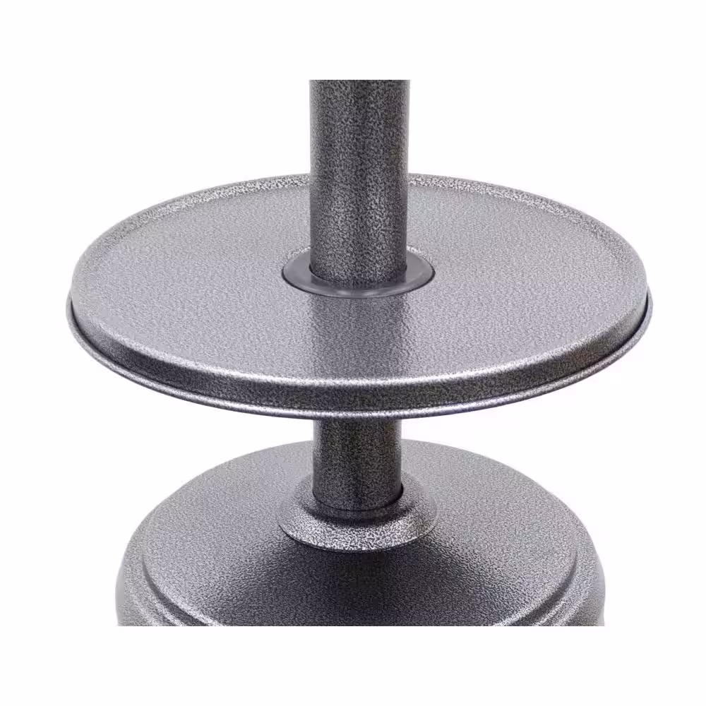 AZ Patio Heaters 48,000 BTU Hammered Silver Propane Patio Heater