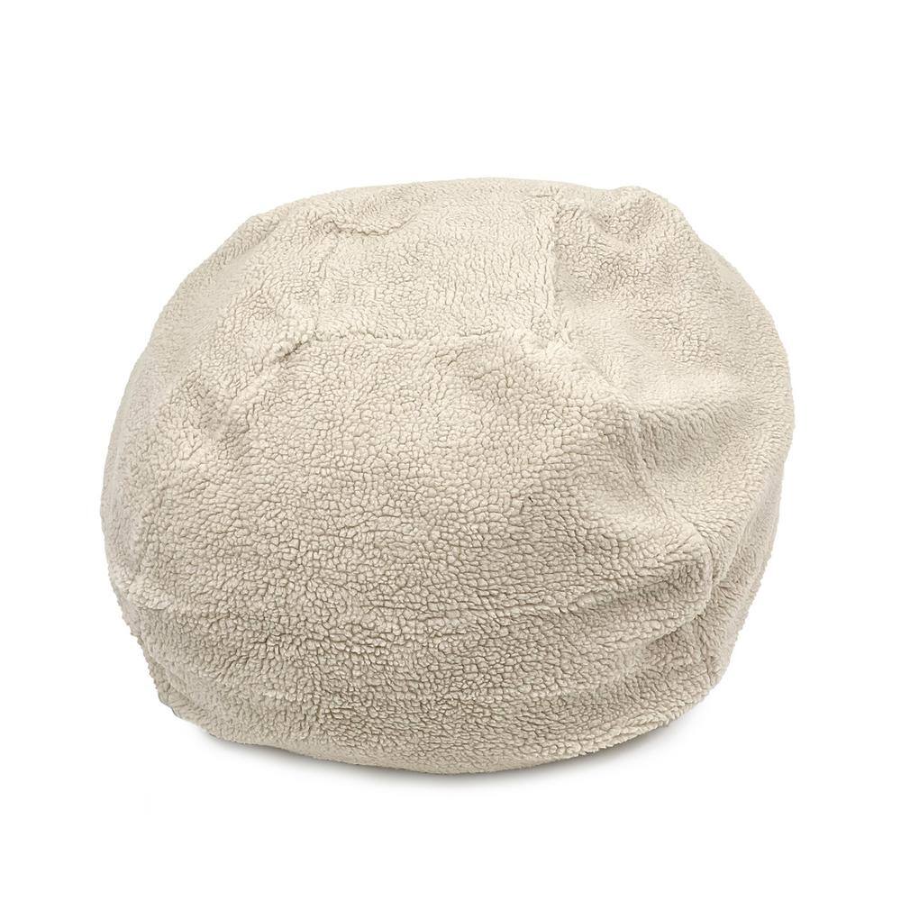 None Medium Sherpa Puff Ball