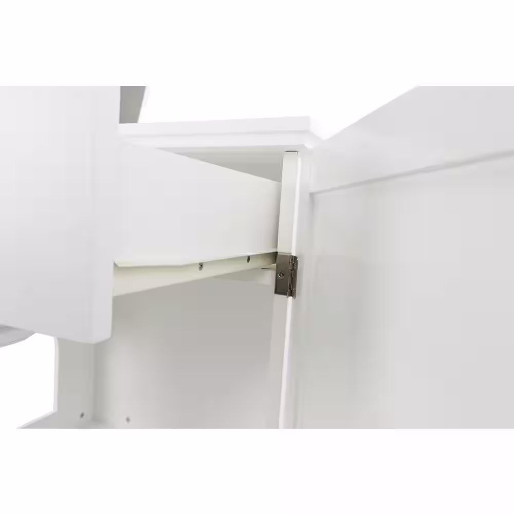 TRIXIE XL Wooden Litter Box Enclosure with Drawer, White