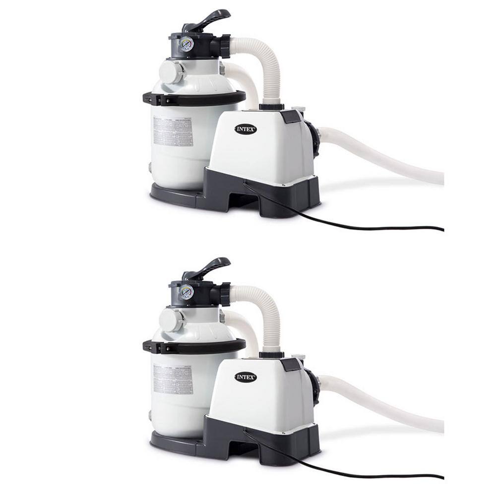 INTEX 18 ft. x 9 ft. Rectangular 52 in. Hard Side Pool 2 Ultra XTR Pool (2-Pack), Cooler (2-Pack), Float (4-Pack)