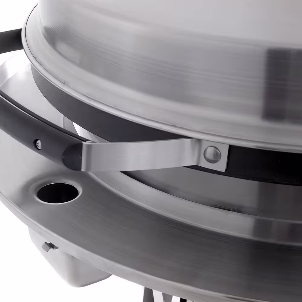 Evo Professional Tabletop 2-Burner Natural Gas Grill in Stainless Steel with Flattop