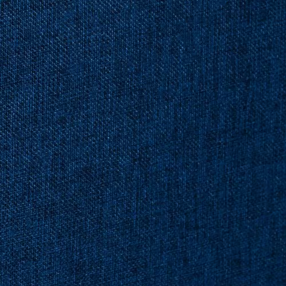 BirdRock Home Navy Single Linen Laundry Hamper with Lid and Removable Liner