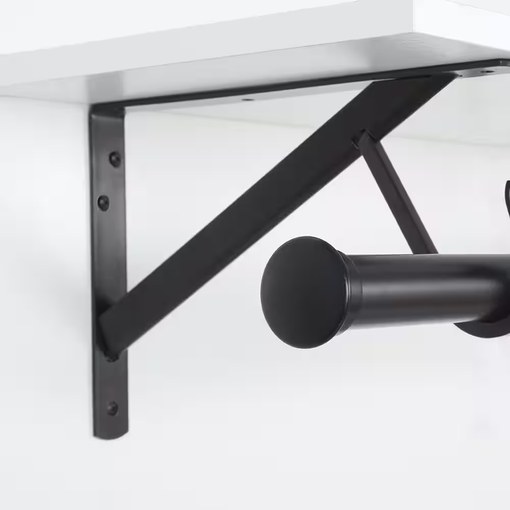 Everbilt 1-5/16 in. Heavy-Duty Bronze Closet Pole End Caps (2-Pack)