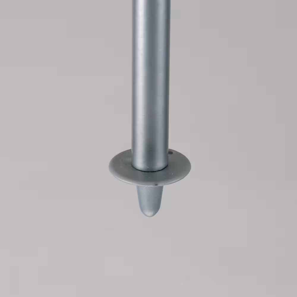 HOUSEHOLD ESSENTIALS 7 ft. Steel Retractable Indoor and Outdoor Clothesline Prop