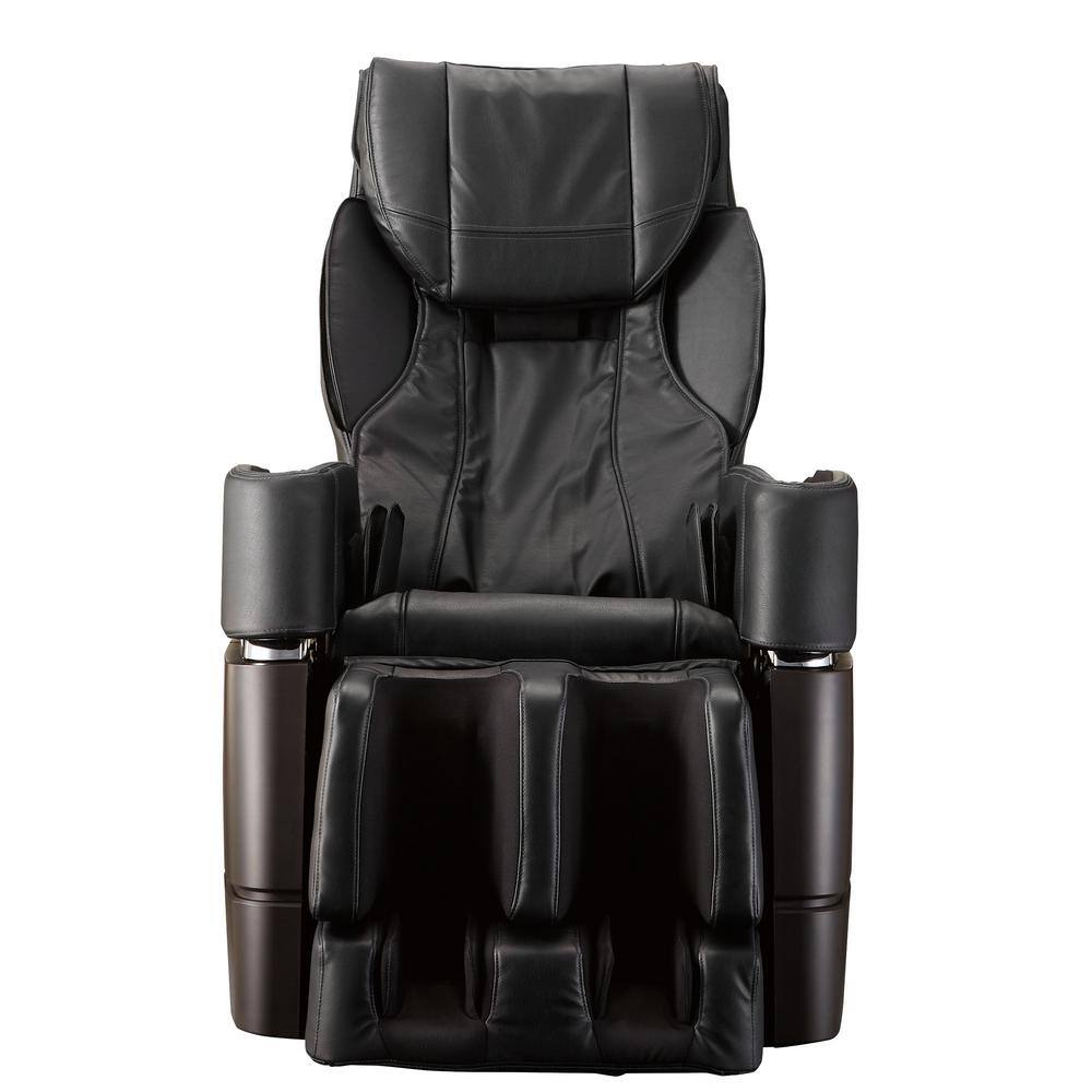 Synca Wellness Synca - Black/Modern Synthetic Leather 4D Massage Chair with Touchscreen