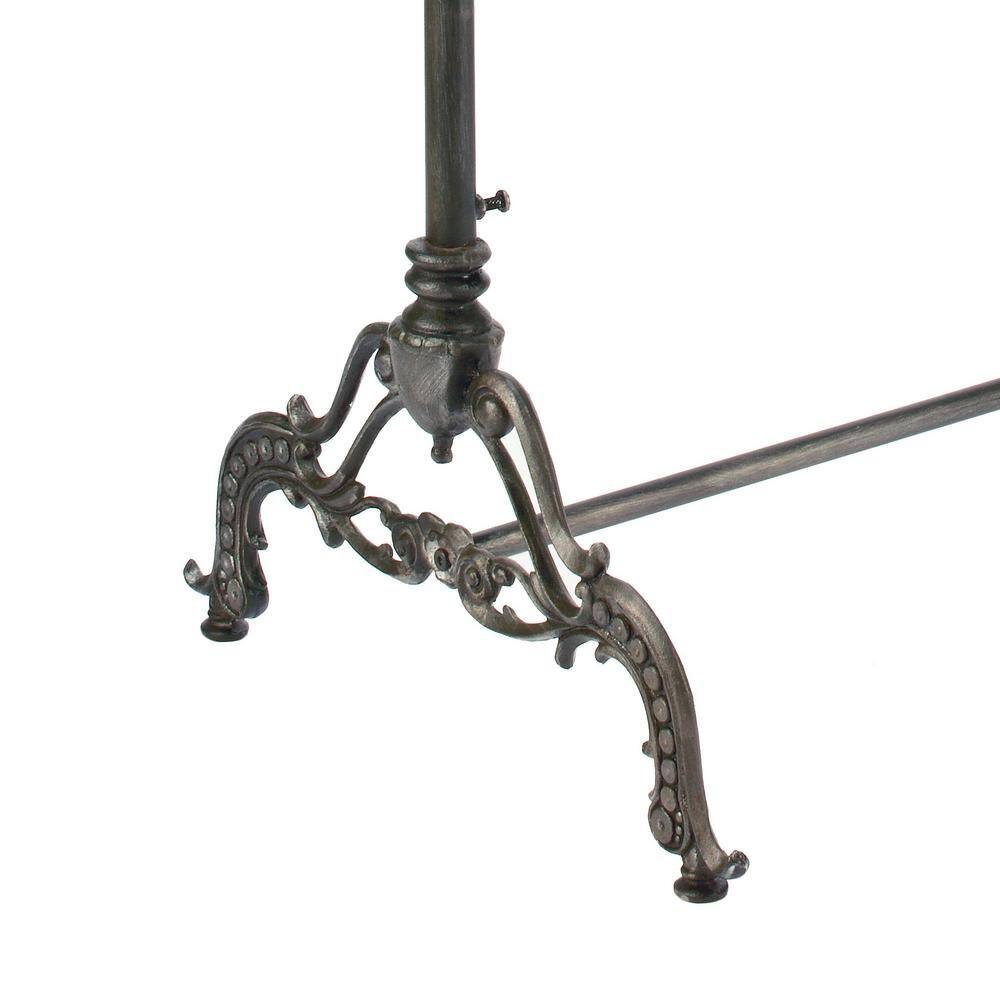 Tripar Black Metal Clothes Rack 22.5 in. W x 55.5 in. H