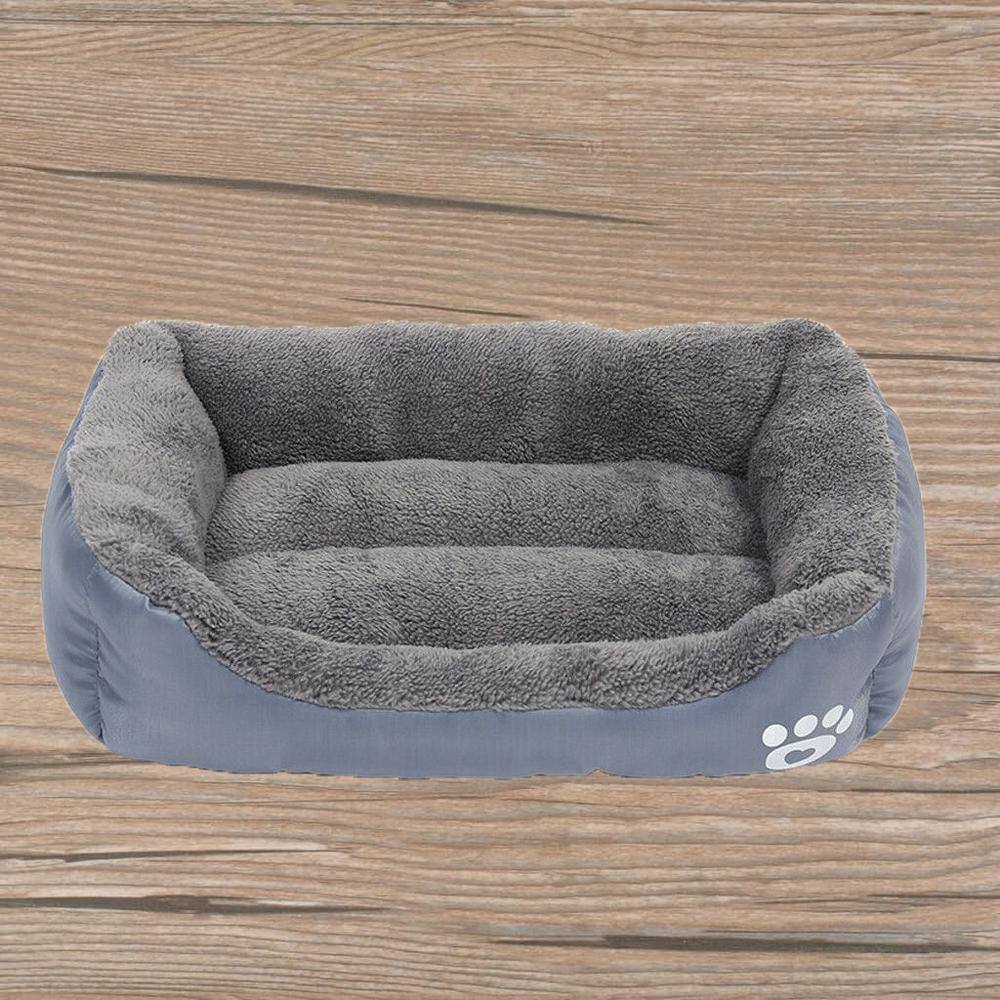 None Small Gray Washable Pet Dog Cat Bed